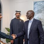 روتو يستقبل وزير الدولة الإماراتي لشؤون الخارجية في زيارة قصيرة للكينيا