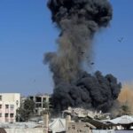 غارة جوية على مخيم نازحين في خان يونس تودي بحياة ثلاثة قتلى بينهم طفلة