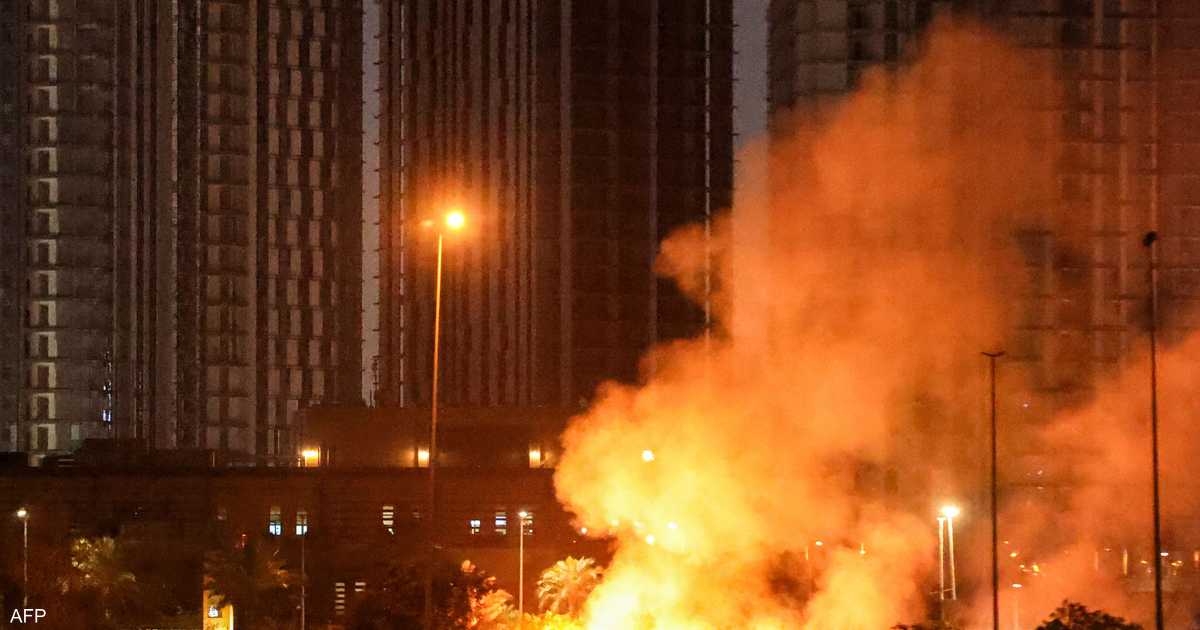 انفجارات بغداد نتيجة معالجة طائرة مسيرة في محيط المنطقة الخضراء