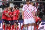 إنجلترا تغلب على كرواتيا بسبعة أهداف نظيفة في الجولة الثالثة من المجموعة.
