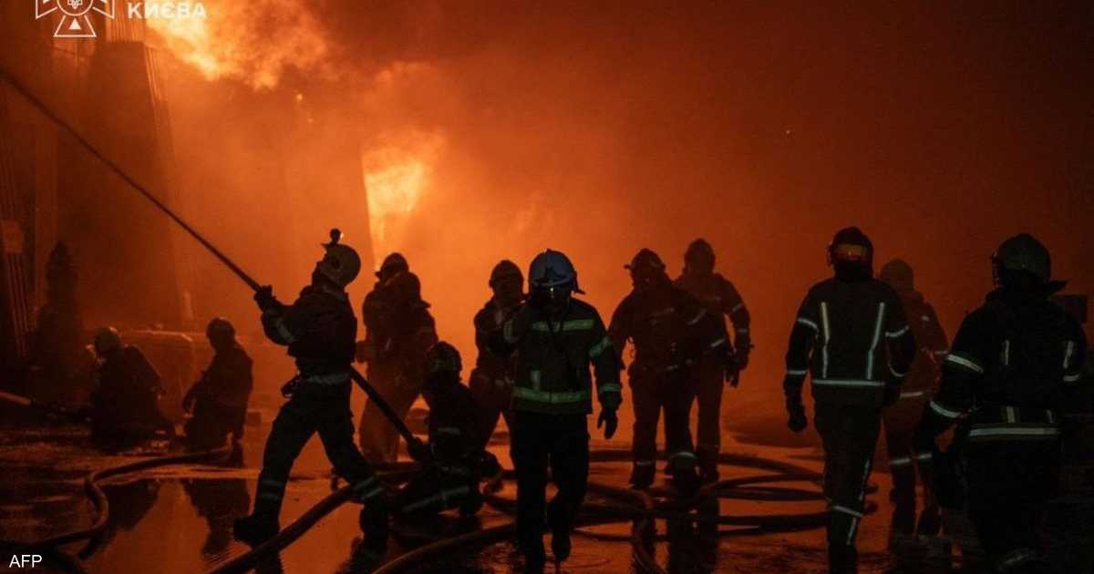 انهيار شبكة الطاقة والمياه في أوكرانيا بعد هجمات واسعة النطاق